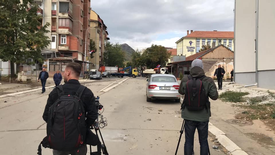 Albanian and Serbian journalists are attacked in Northern Mitrovica