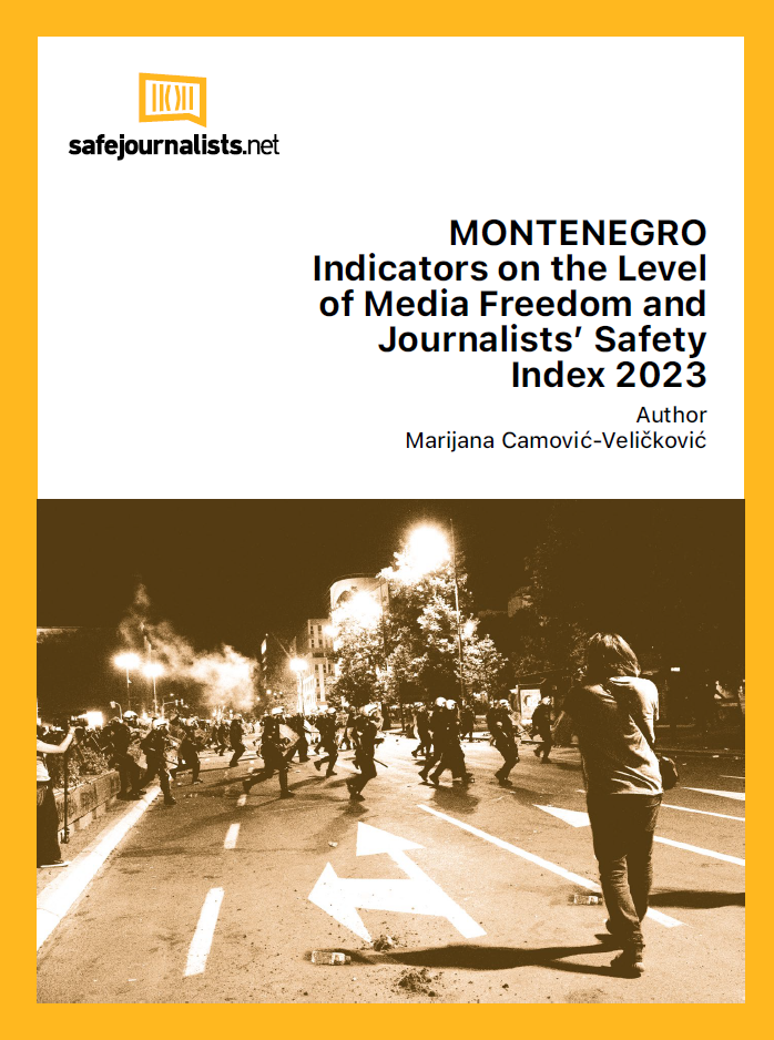 Indicators on the Level of Media Freedom and Journalists’ Safety Index – Montenegro 2023