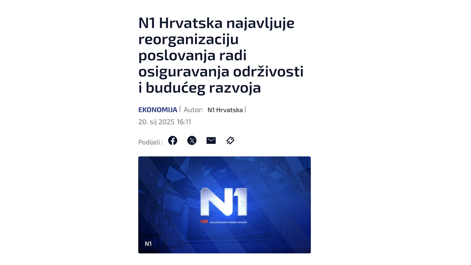 Borba za N1 – borba za radna mjesta i slobodu medija