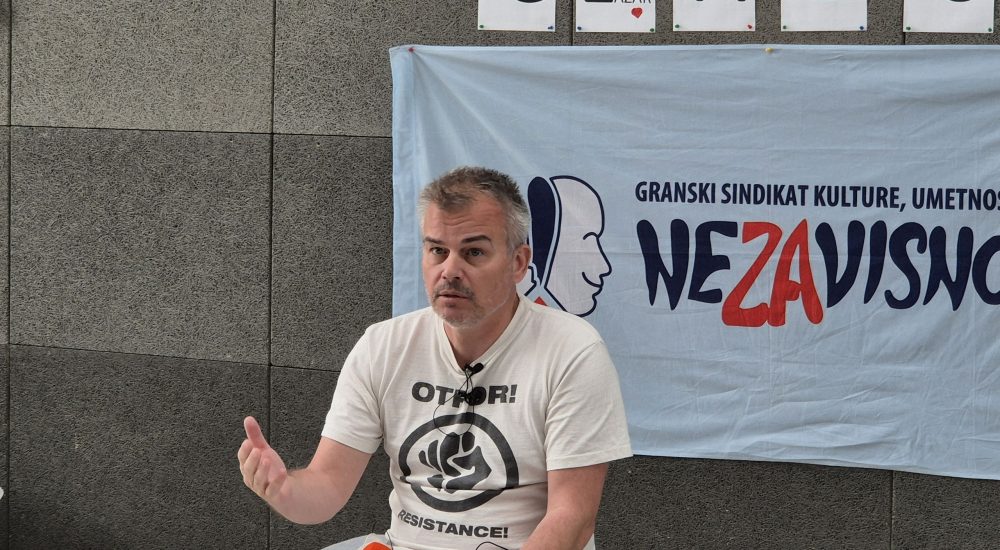 Darko Šper i dalje štrajkuje glađu, izvršni odbor sindikata Nezavisnost održao sednicu u RTV