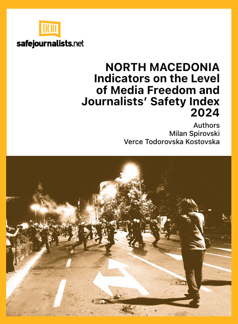 NORTH MACEDONIA  Indicators on the Level  of Media Freedom and  Journalists′ Safety Index  2024