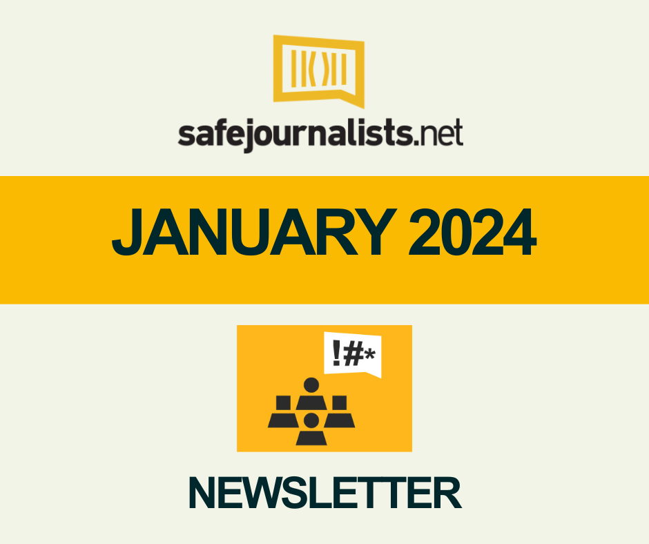 SafeJournalists Network Newsletter 1, January 2024